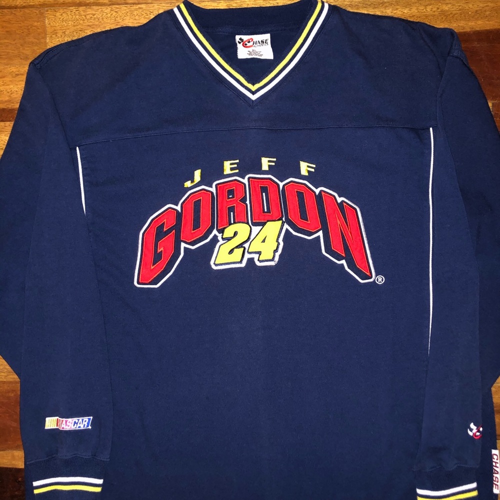 Vintage Jeff Gordon V neck sweater
